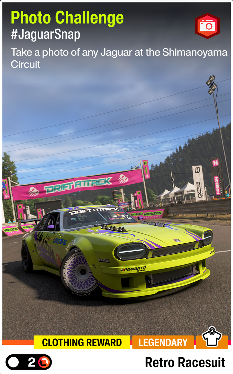 #JaguarSnap Photo Challenge for a Legendary Retro Racesuit
