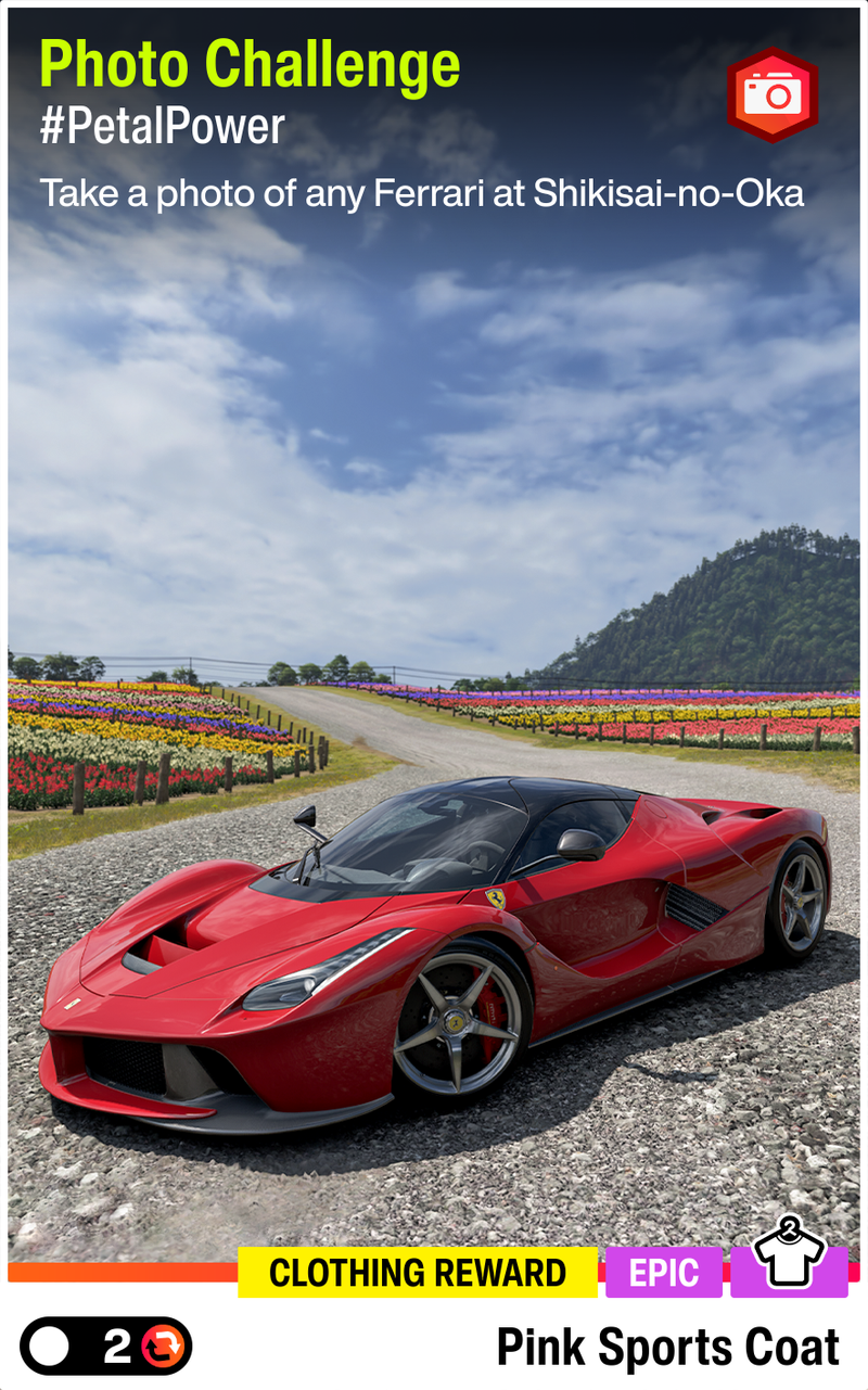 Photo Challenge to earn a Pink Sports Coat