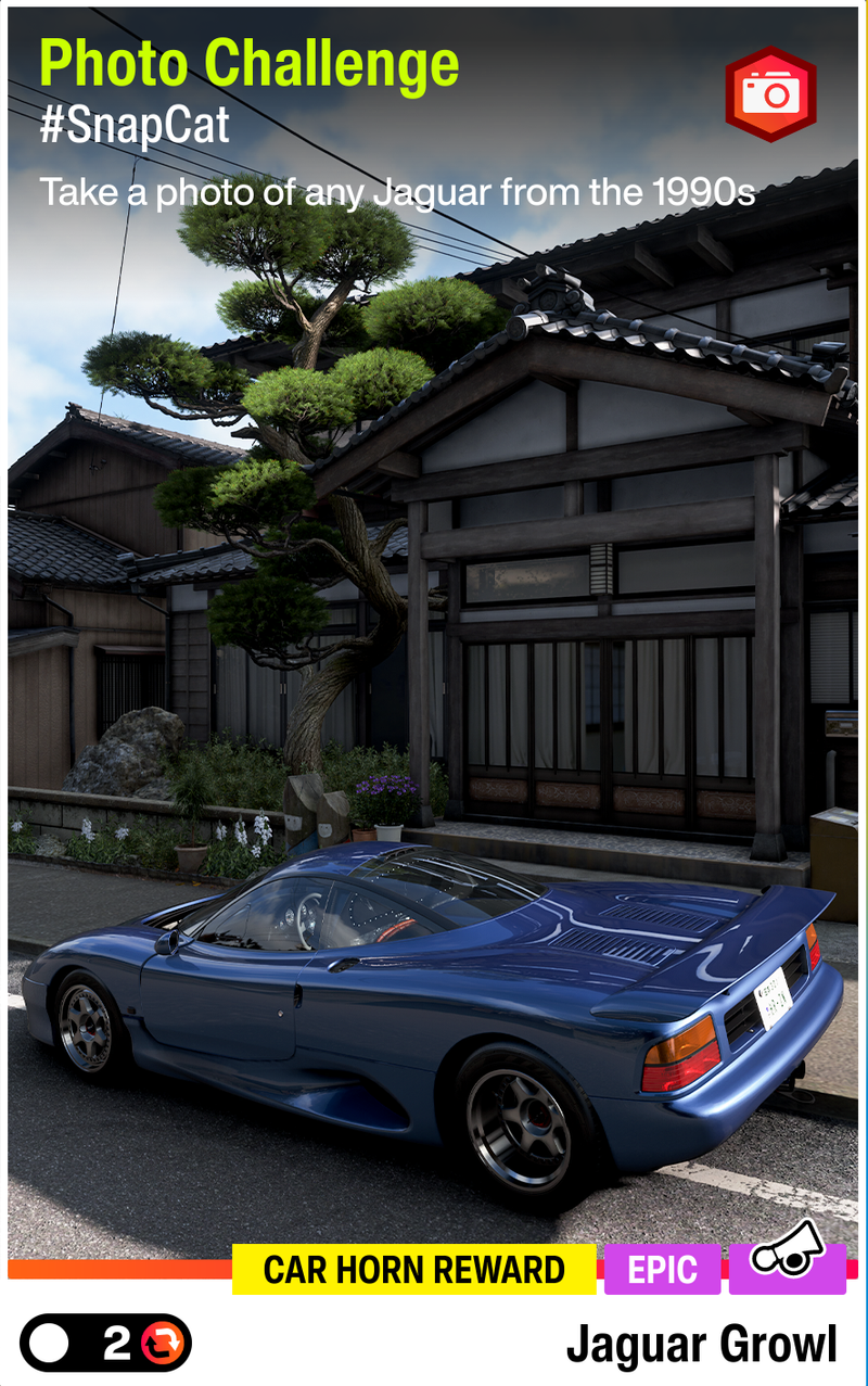 Photo Challenge to earn the Epic Jaguar Growl Car Horn