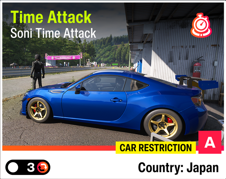 Soni Time Attack detail
