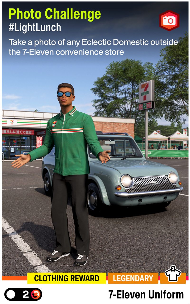 #LightLunch Photo Challenge for a Legendary 7-Eleven Uniform