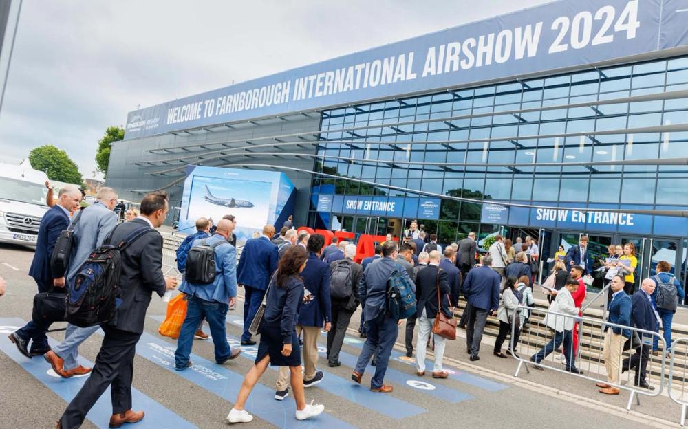 Main Entrance of the Farnborough International Airshow 