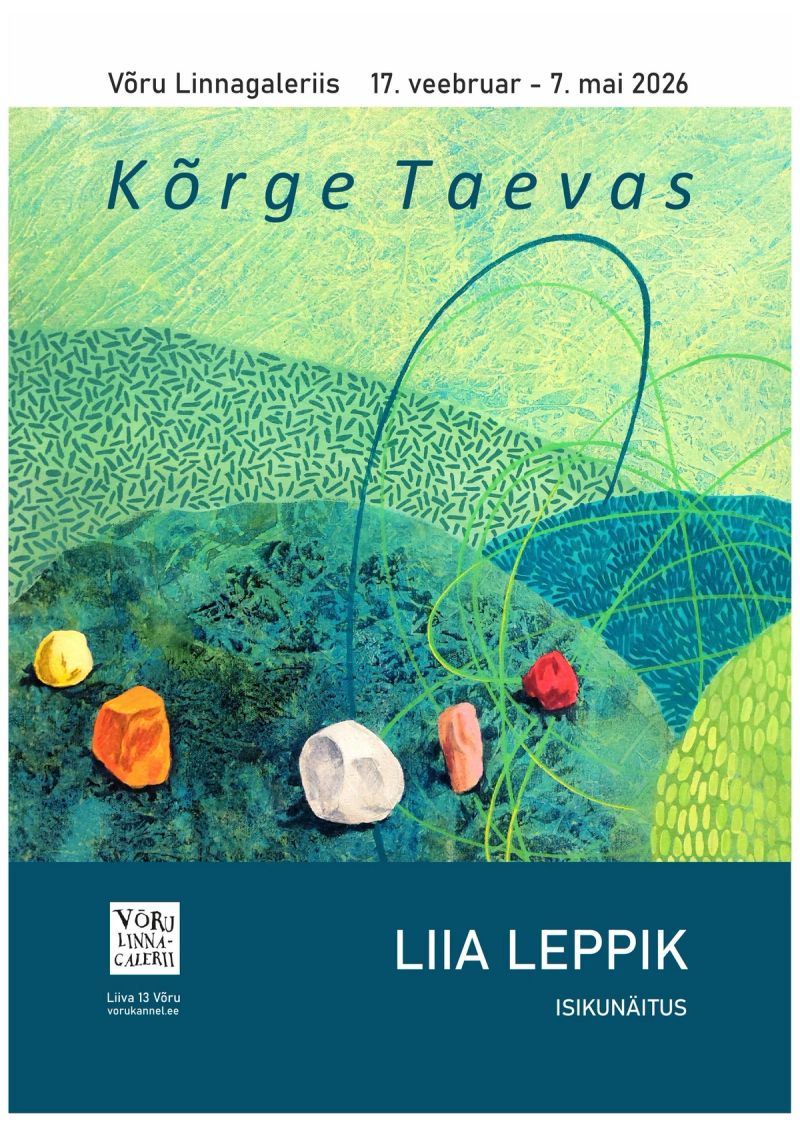 Näituse "Kõrge taevas" plakat