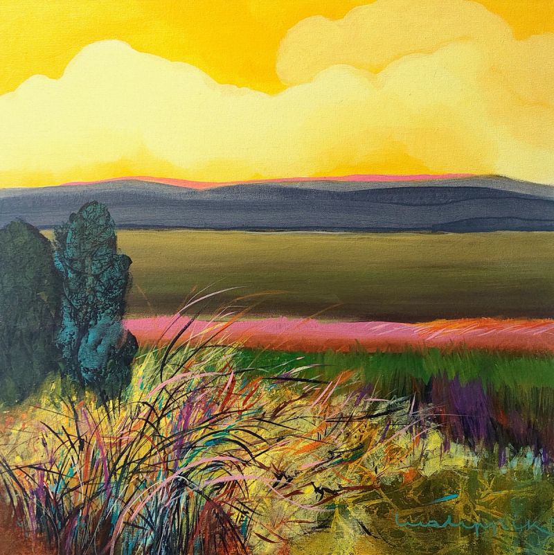 Liia Leppiku maal MUSTA MÄE TEE