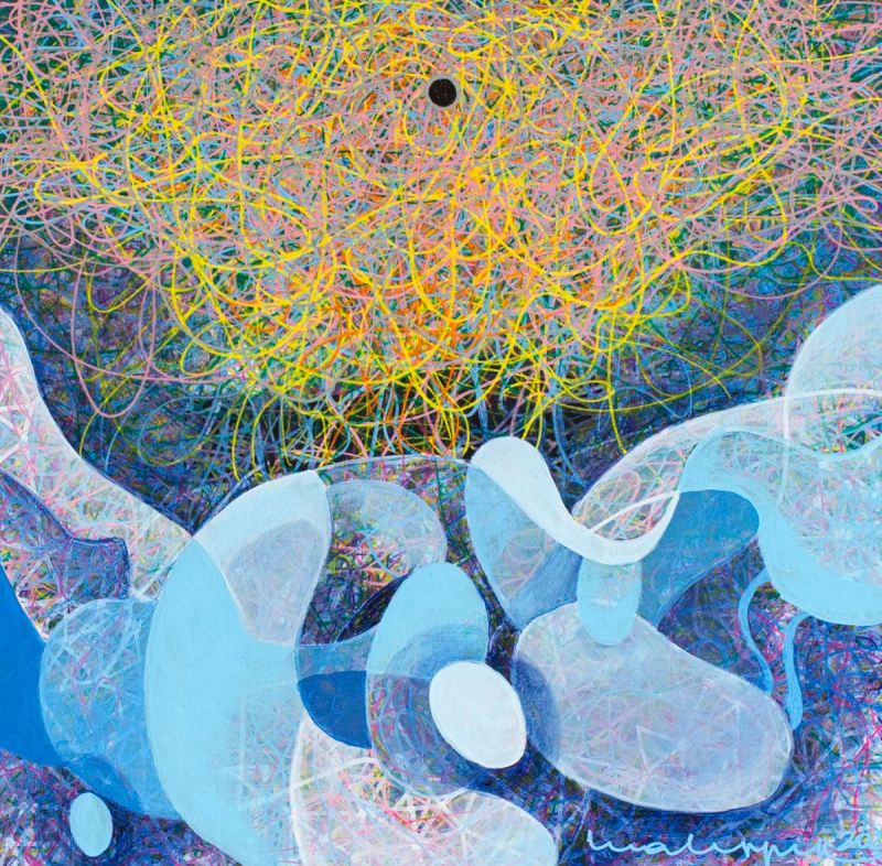 Liia Leppiku maal MUST AUK