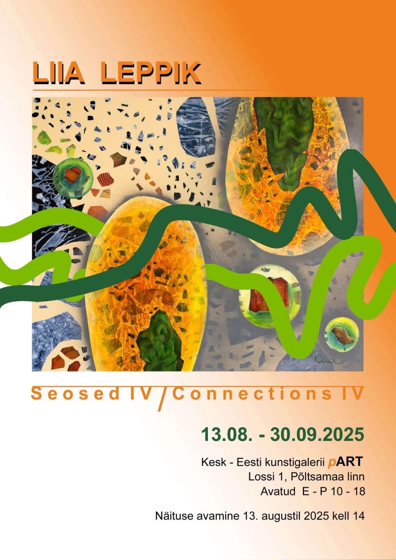 Näituse "Seosed IV" plakat