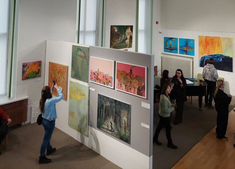 Näituse "Ideaalmaastikud" foto