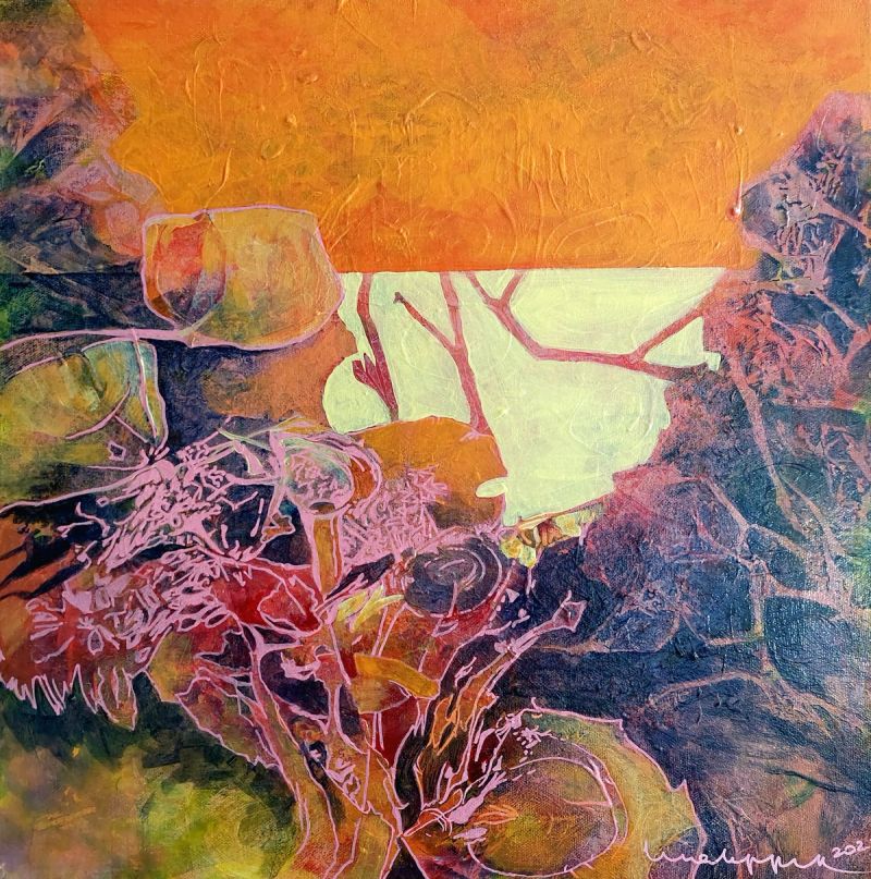 Liia Leppiku maal TEEME SIIS VÄIKESE PEO