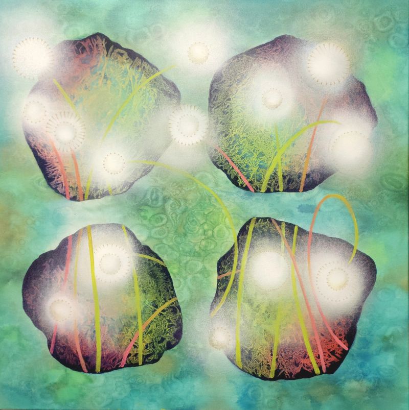 Liia Leppiku maal ÕITSEMINE