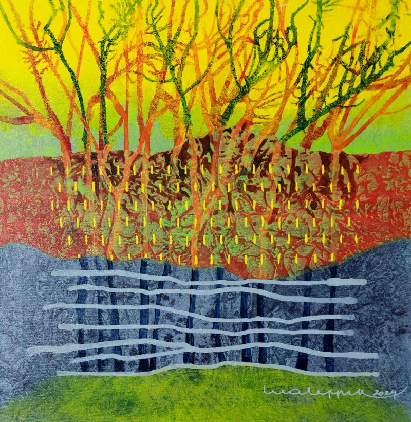 Liia Leppiku maal KALLAS KAHEL POOL