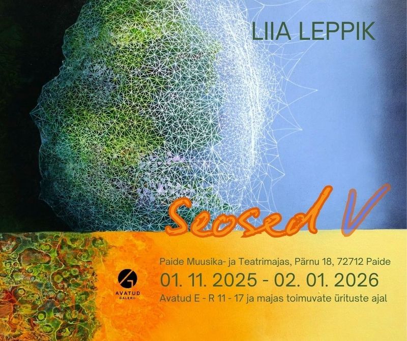 Näituse "Seosed V" plakat