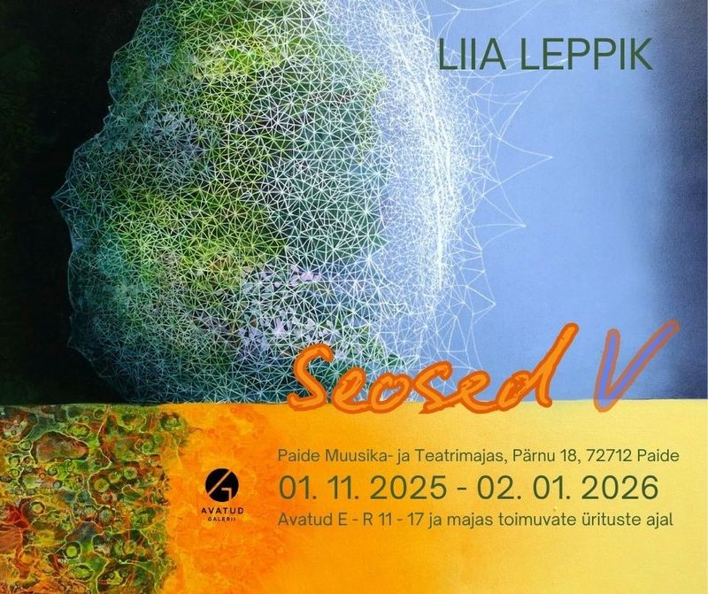 Näituse "Seosed V" plakat