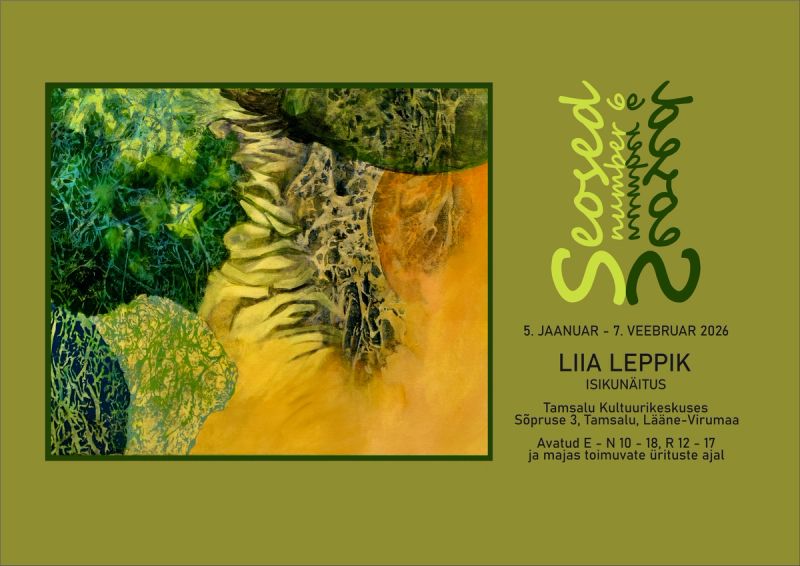 Näituse "Seosed VI" plakat