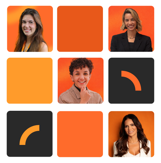 Grade de fotos da equipe Taking