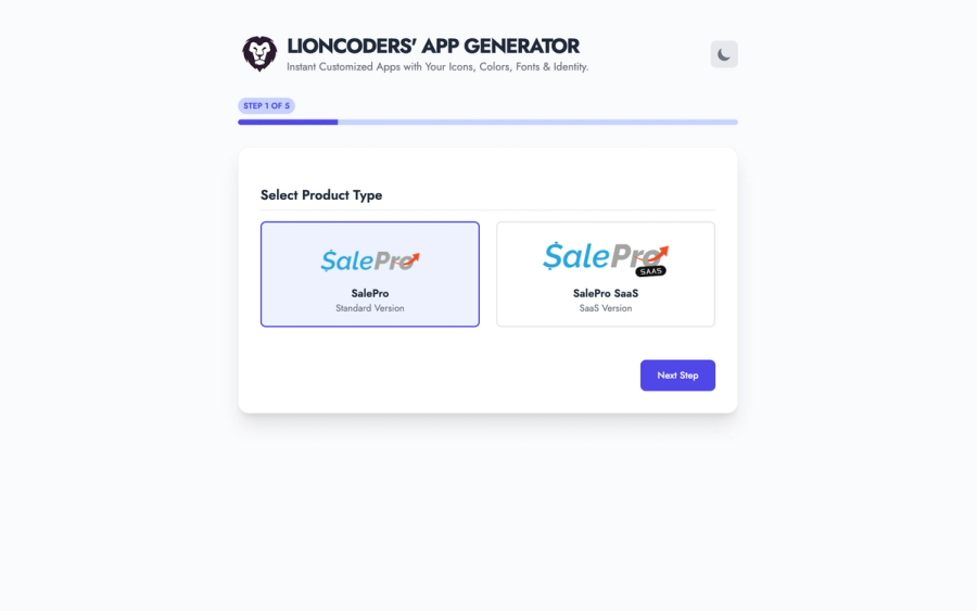 LionCoders' App Generator