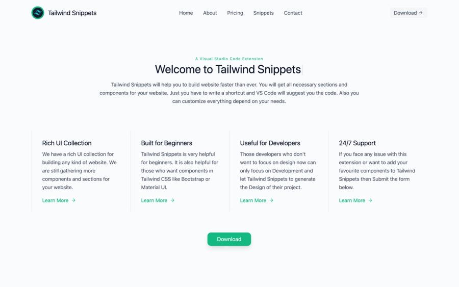 Tailwind Snippets