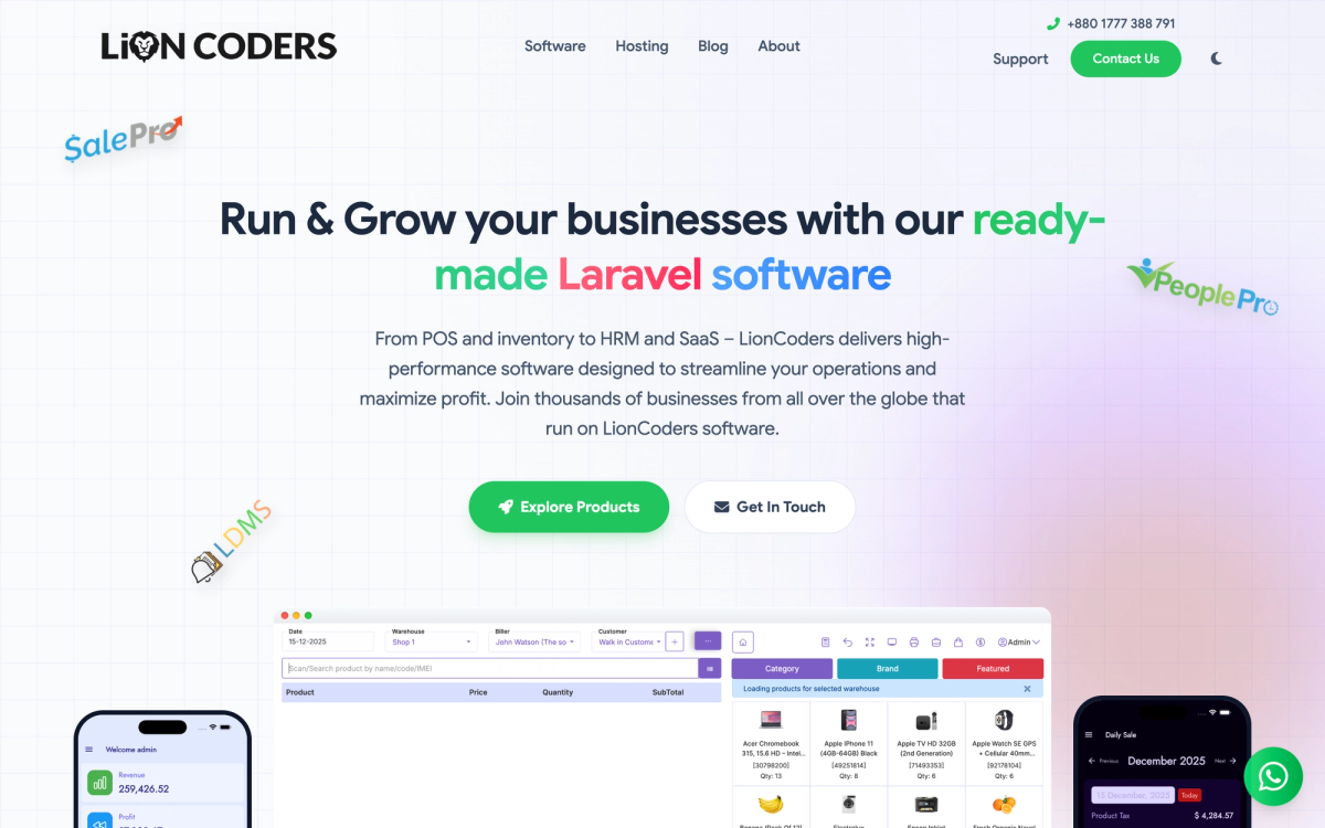 LionCoders' Website