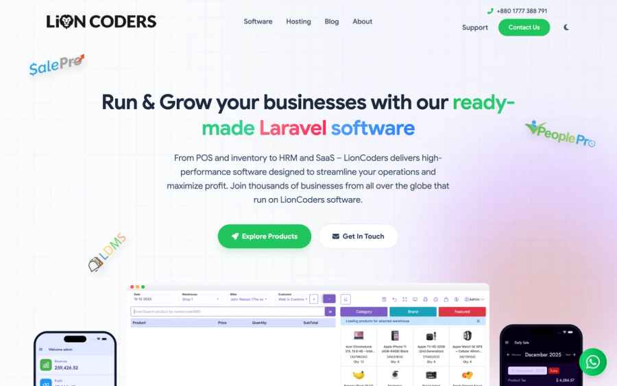 LionCoders' Website