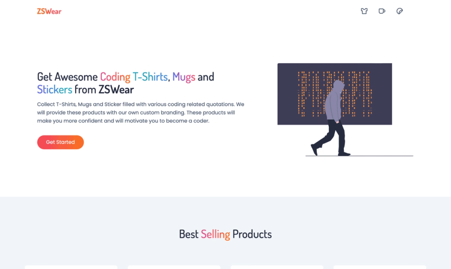 ZSWear Web Template