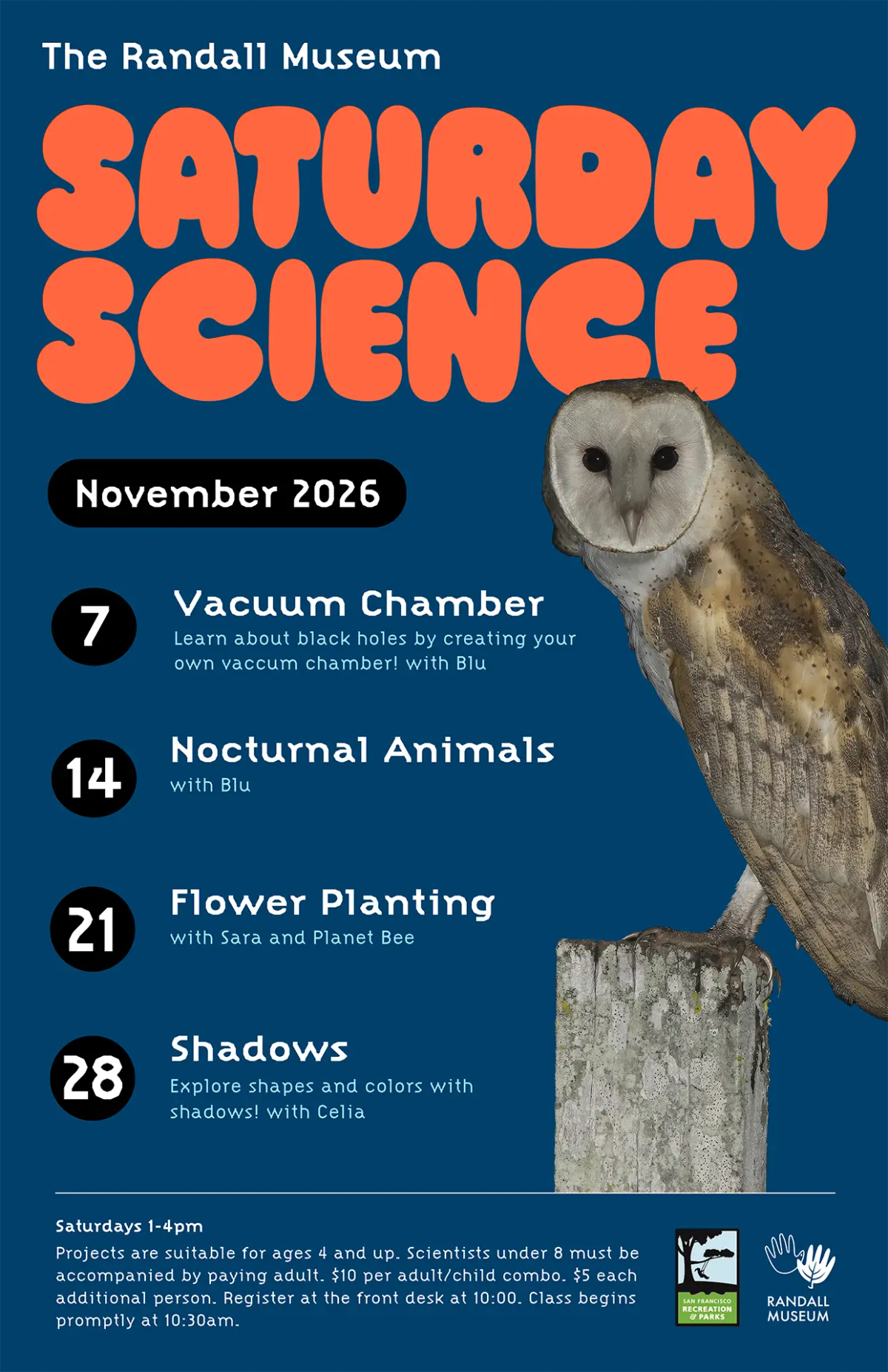 Saturday Science for November 2026