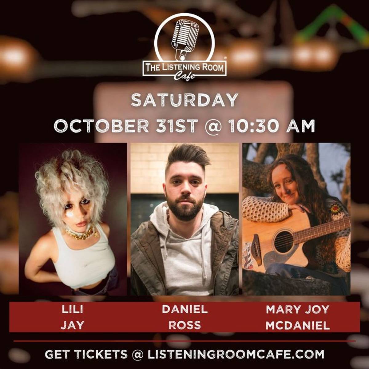 LILI JAY, DANIEL ROSS, & MARY JOY MCDANIEL