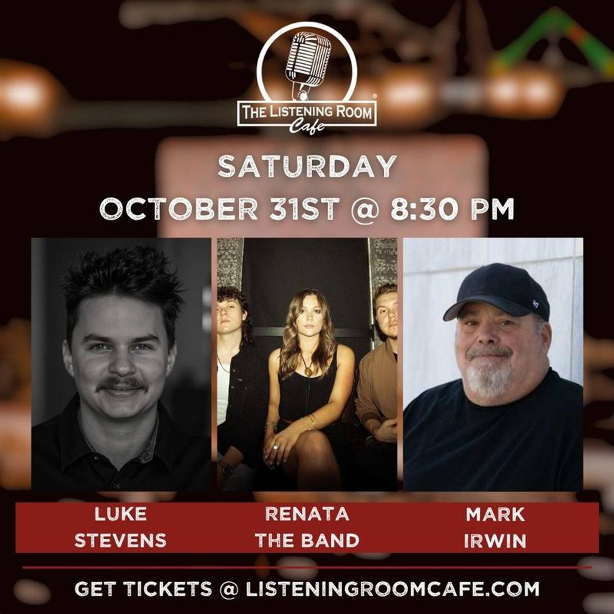 LUKE STEVENS, RENATA THE BAND, & MARK IRWIN