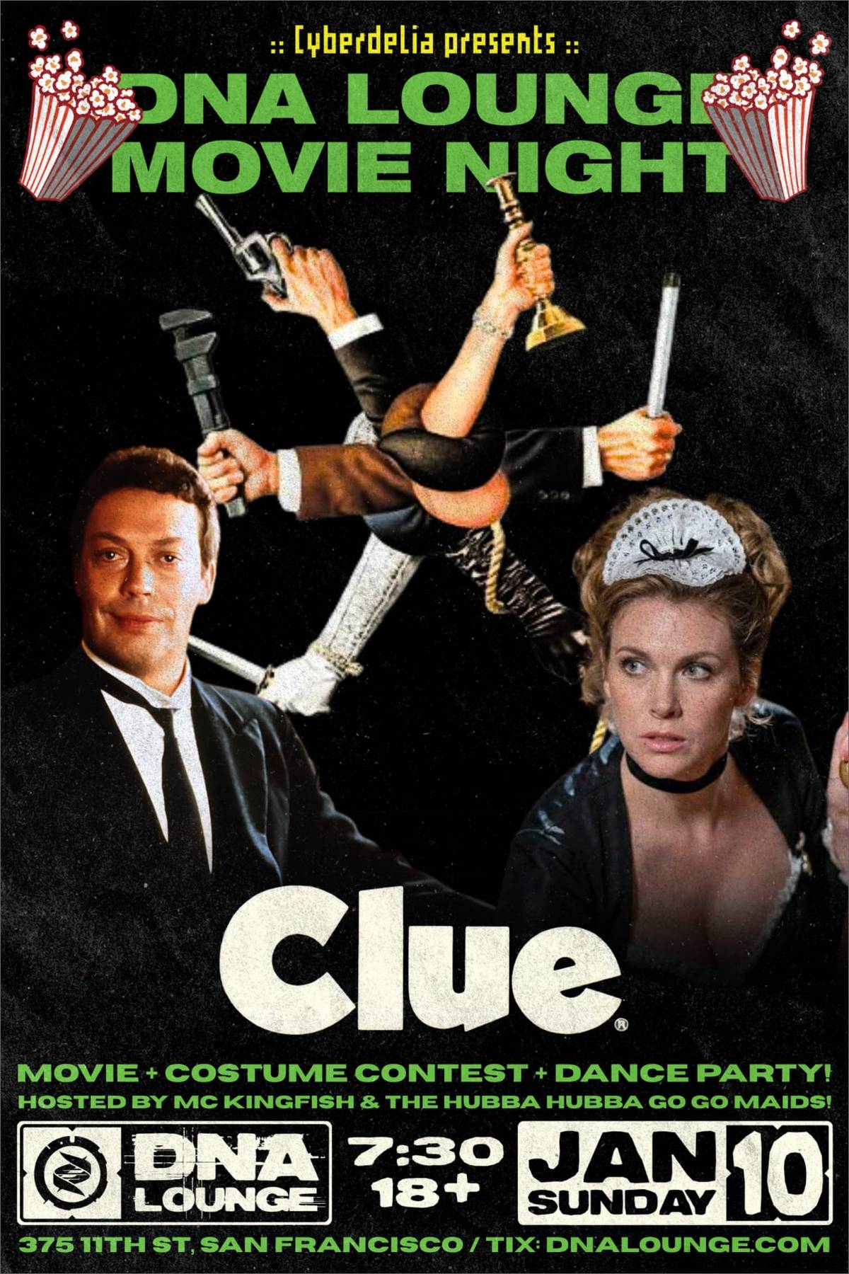 Clue: Movie Screening + Dance Party