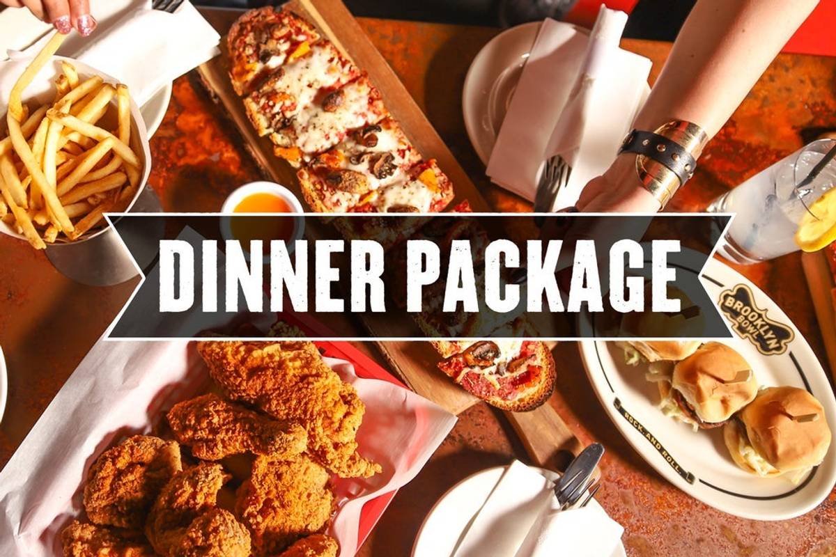 DINNER PACKAGE - PARACHUTE - NOT A CONCERT TICKET