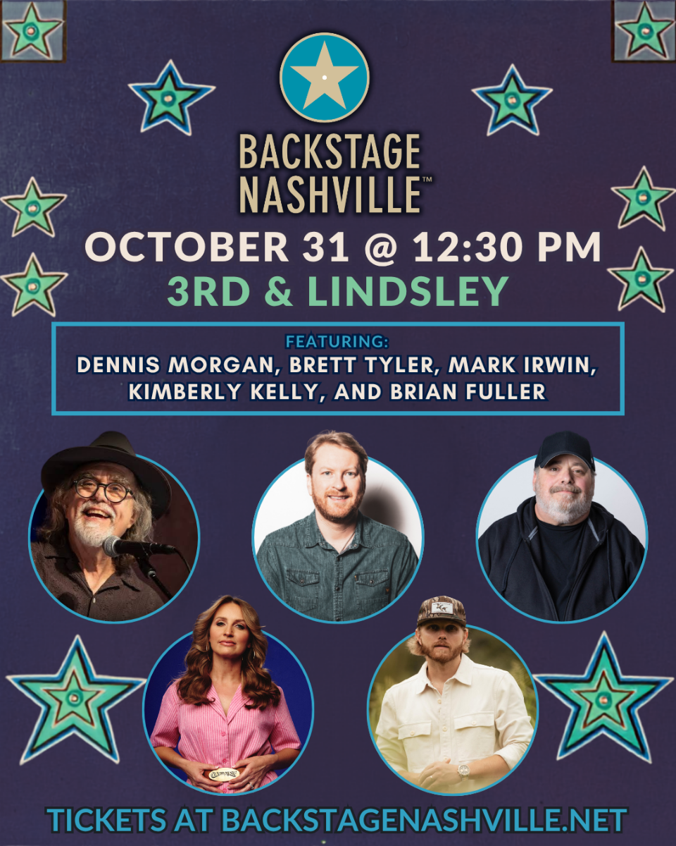 BACKSTAGE NASHVILLE! DAYTIME HIT SONGWRITERS SHOW featuring Dennis Morgan , Brett Tyler , Mark Irwin & Kimberly Kelly and Brian Fuller