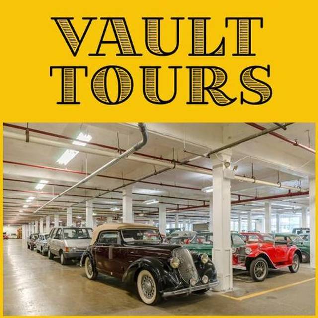 Saturday Vault Tour - 11:30 am