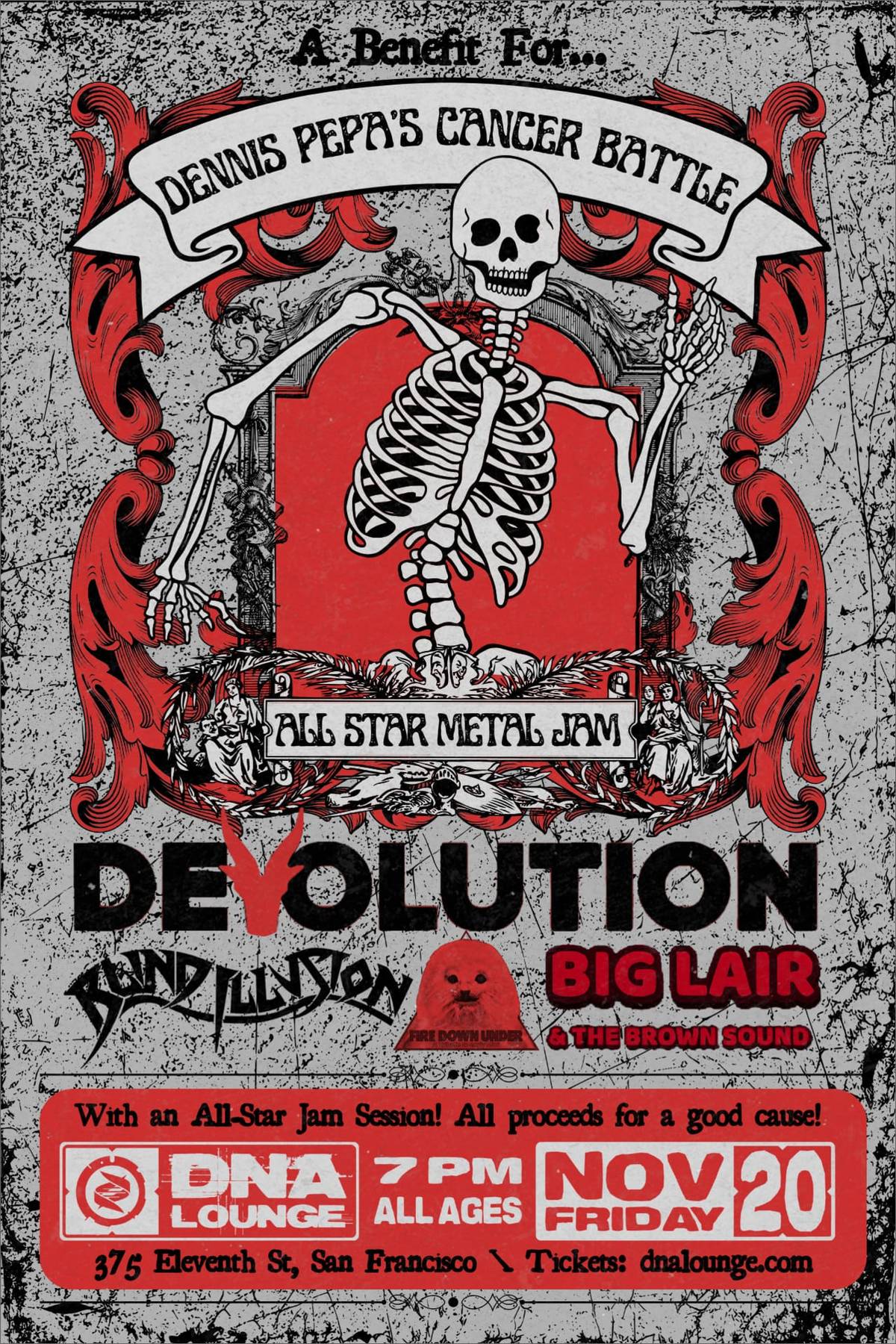 Devolution and Friends: Dennis Pepa Benefit
