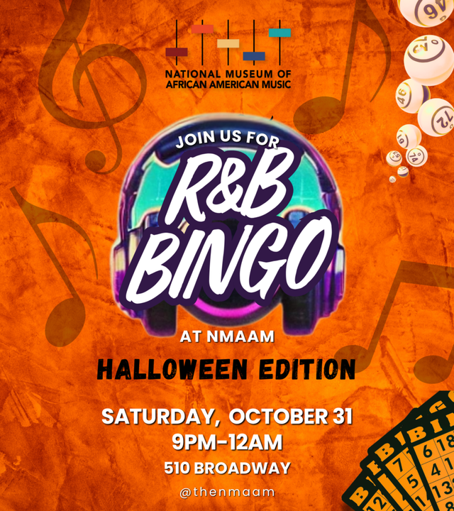 R&B Bingo: Halloween Edition