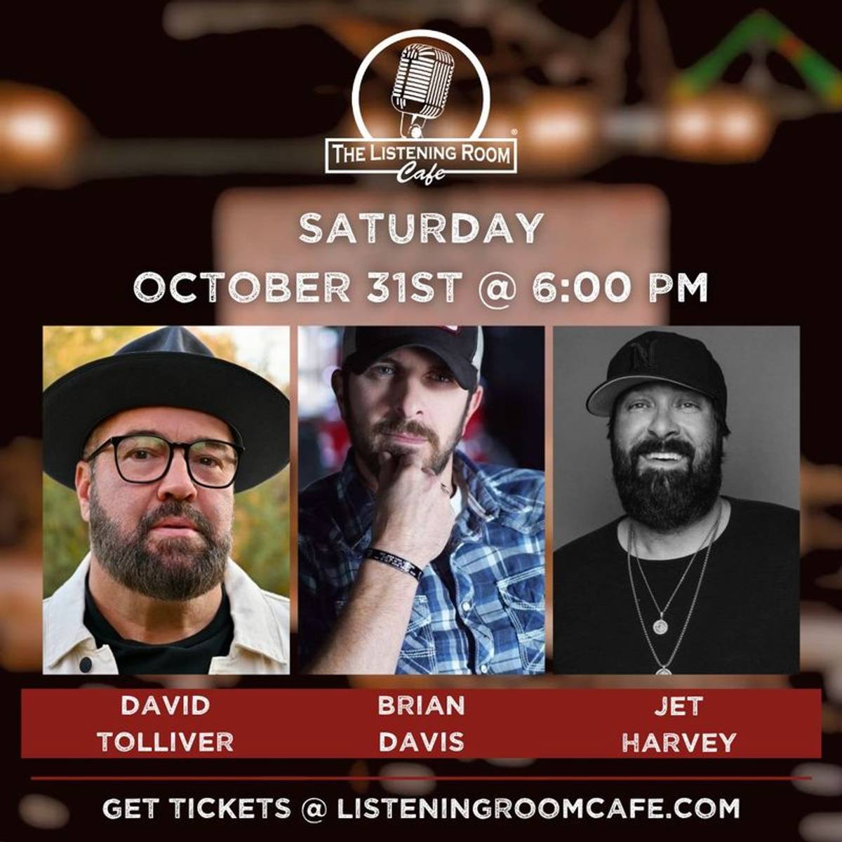 DAVID TOLLIVER, BRIAN DAVIS, & JET HARVEY