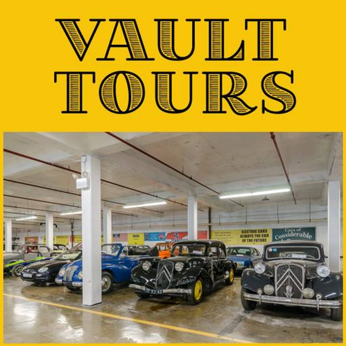 Saturday Vault Tour - 2:30 pm