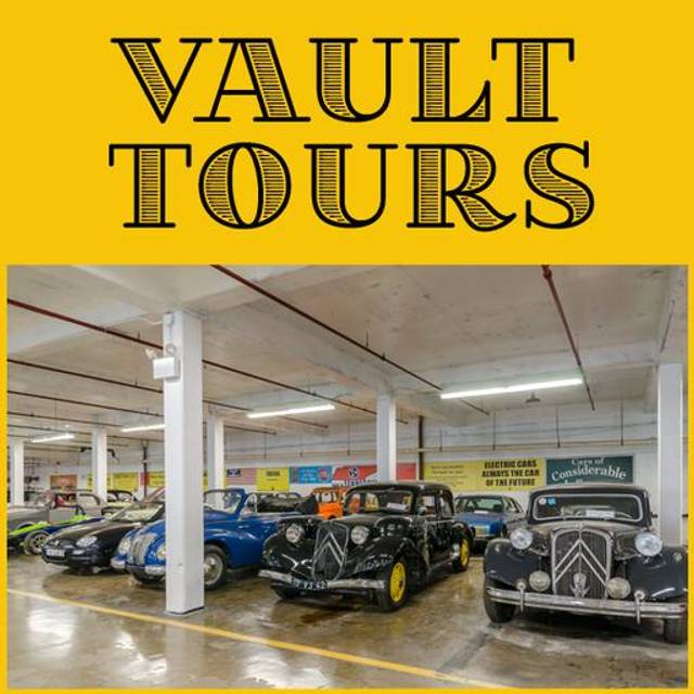 Saturday Vault Tour - 2:30 pm