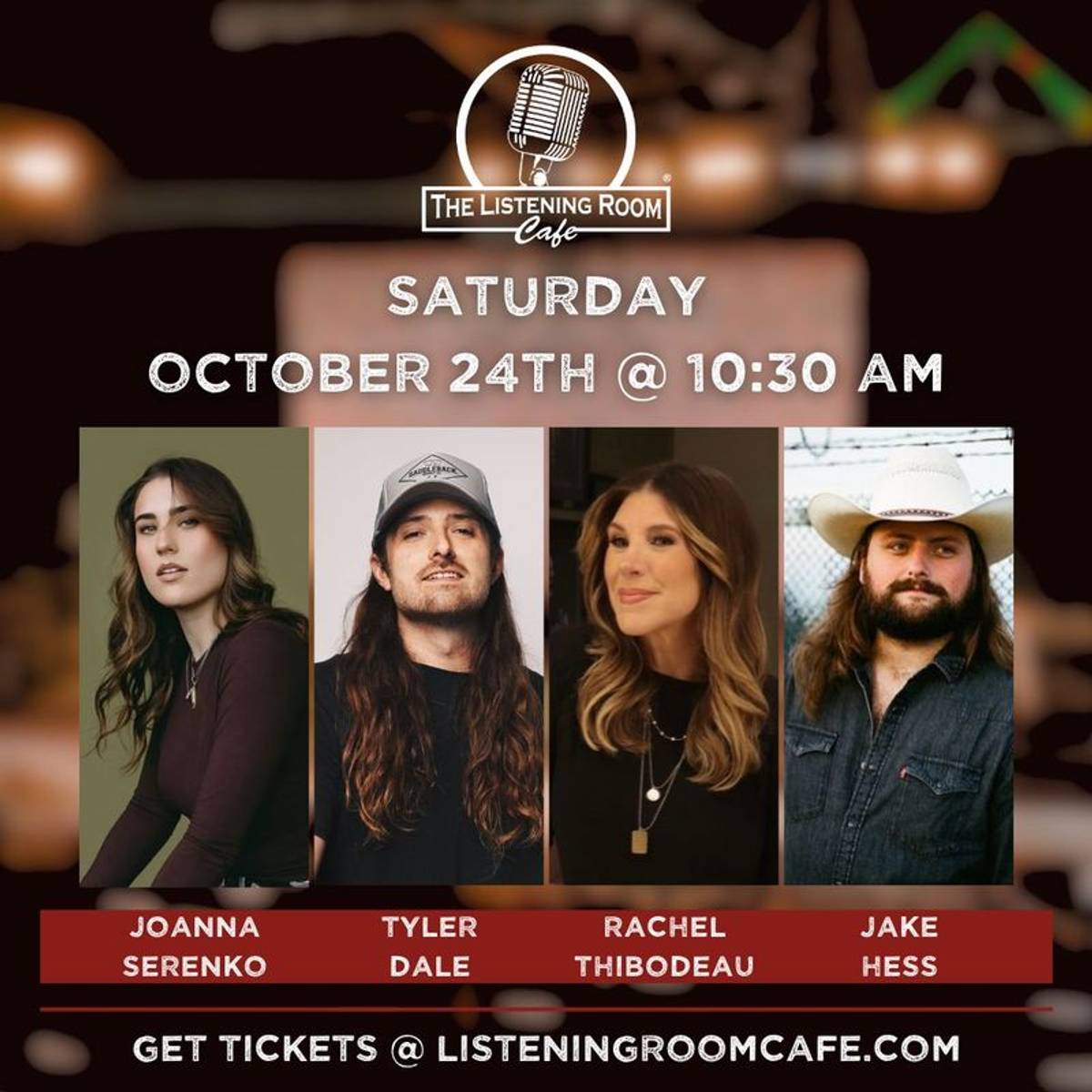 JOANNA SERENKO, TYLER DALE, RACHEL THIBODEAU, & JAKE HESS