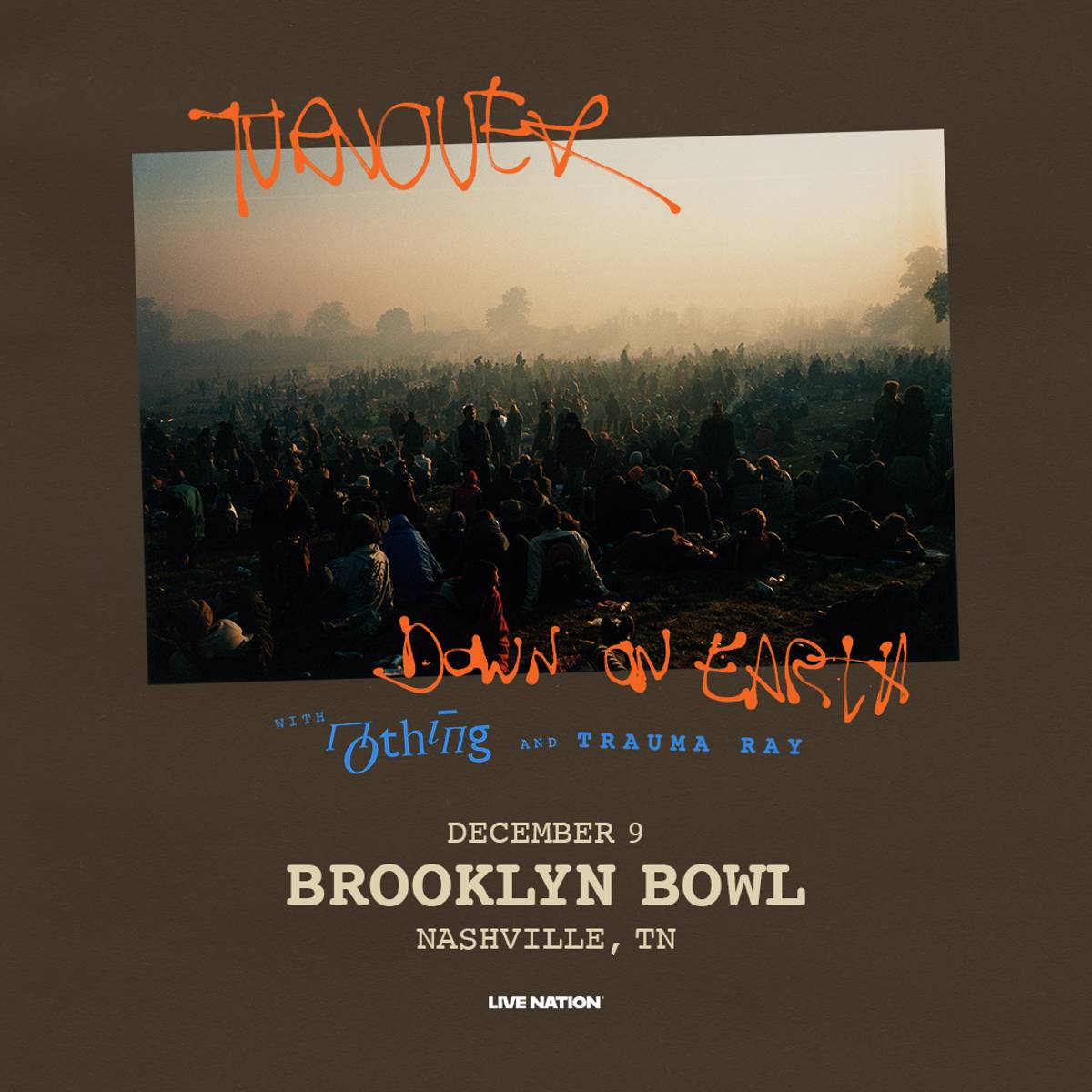 TURNOVER - DOWN ON EARTH TOUR