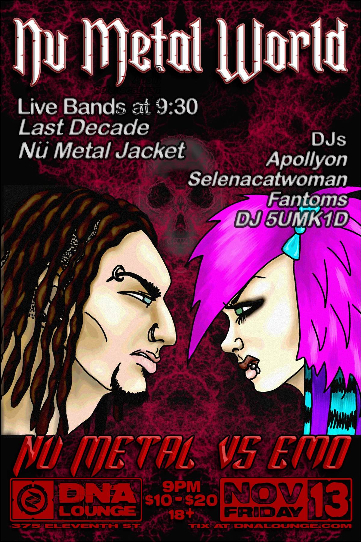Nu Metal vs. Emo