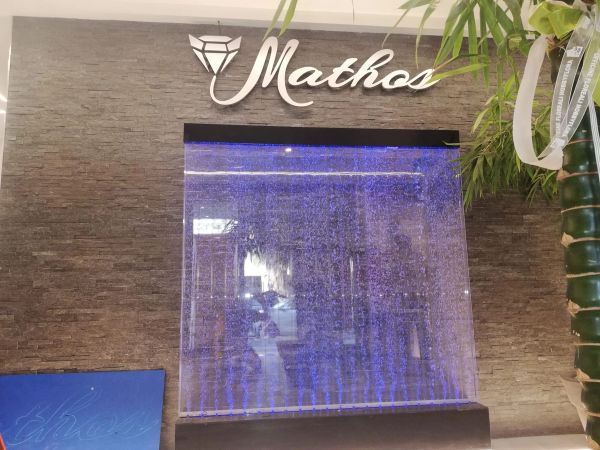 MATHOS - Lettere luce riflessa