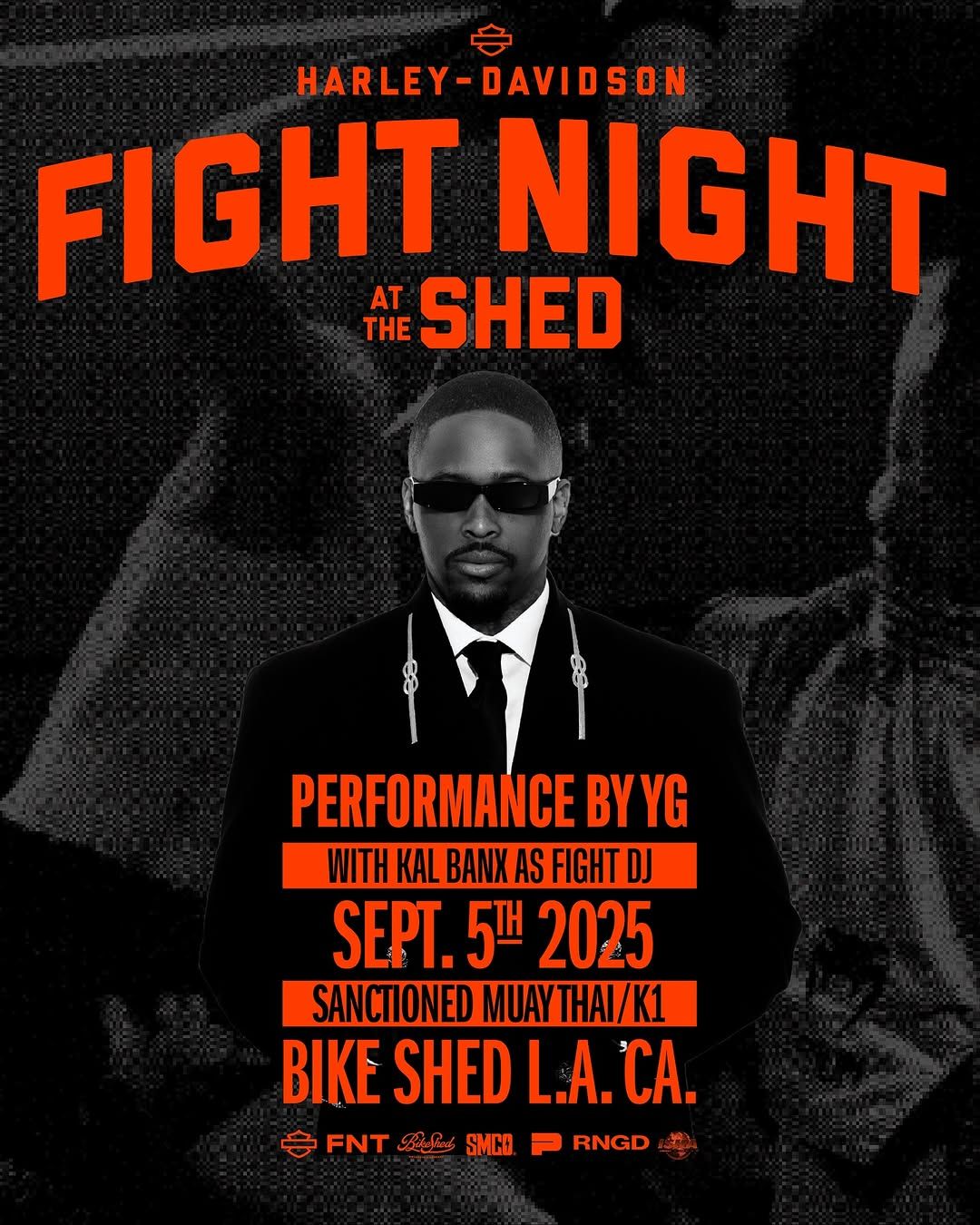 YG Rocks Bikeshed Moto for a Night of Music, Fights, and Energy