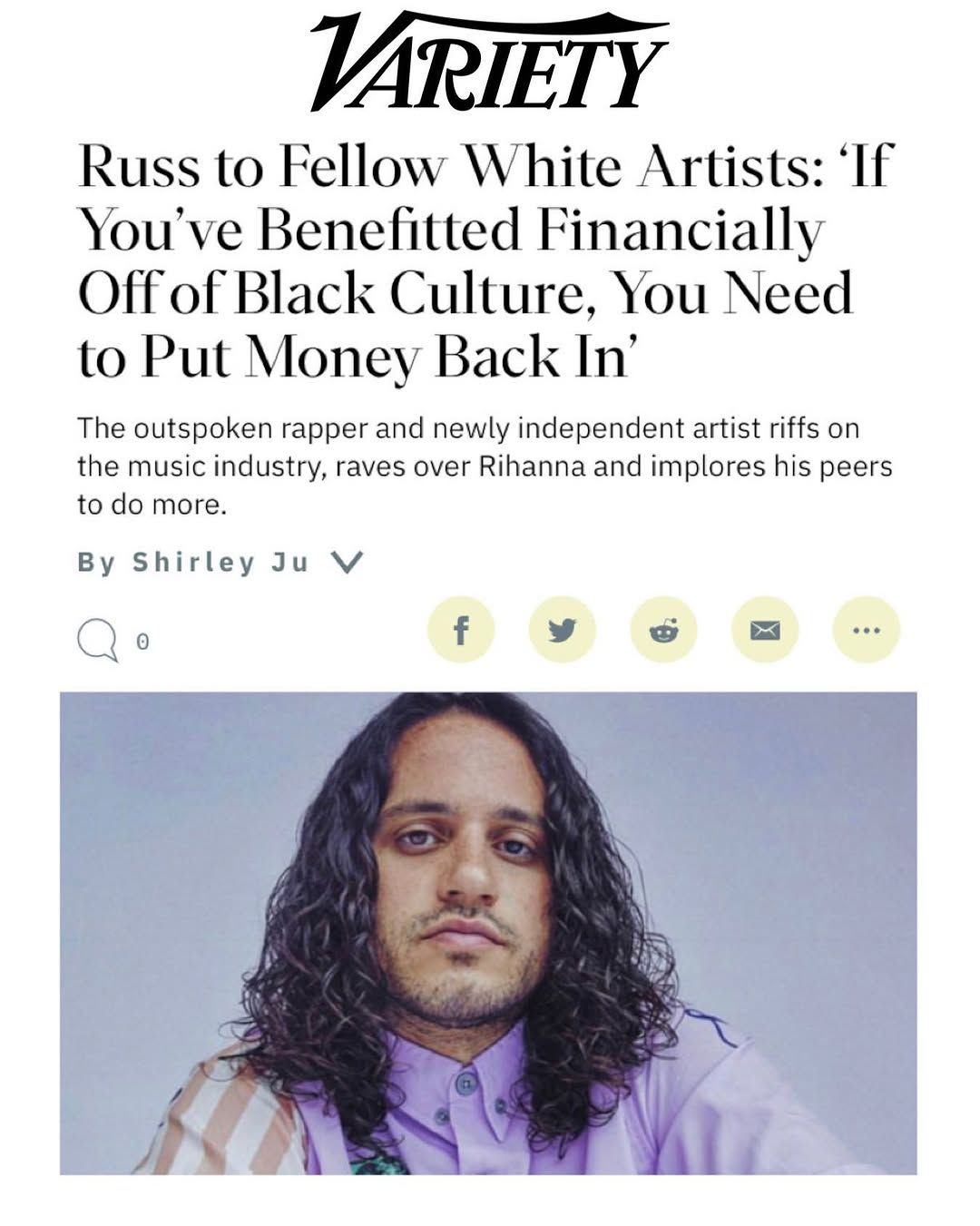 RUSS Discusses 'Live From The Villa', Independence, and Supporting Black Businesses