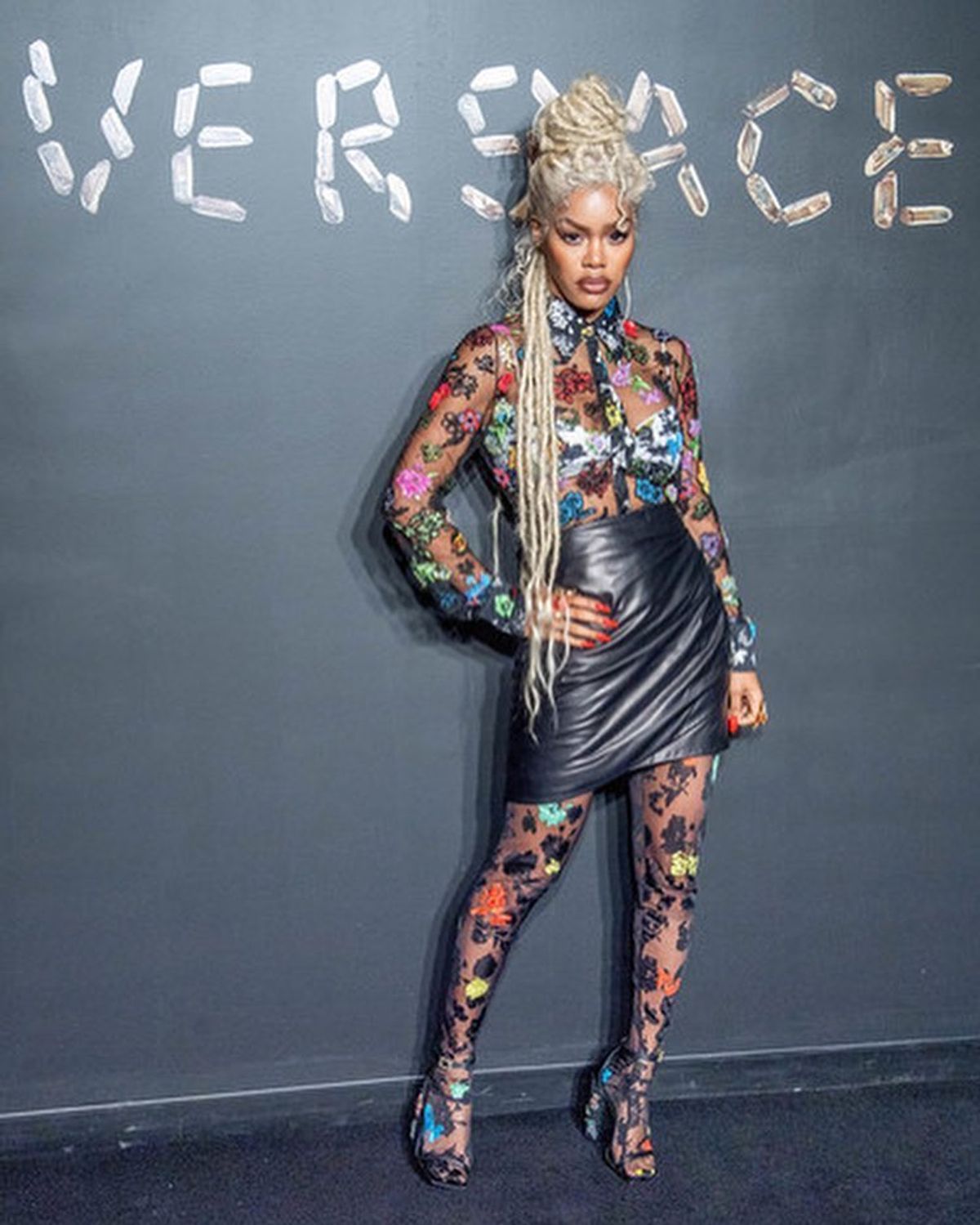 Versace Pre‑Fall 2019: Teyana Taylor, LaLa Anthony & Winnie Harlow Take the Front Row