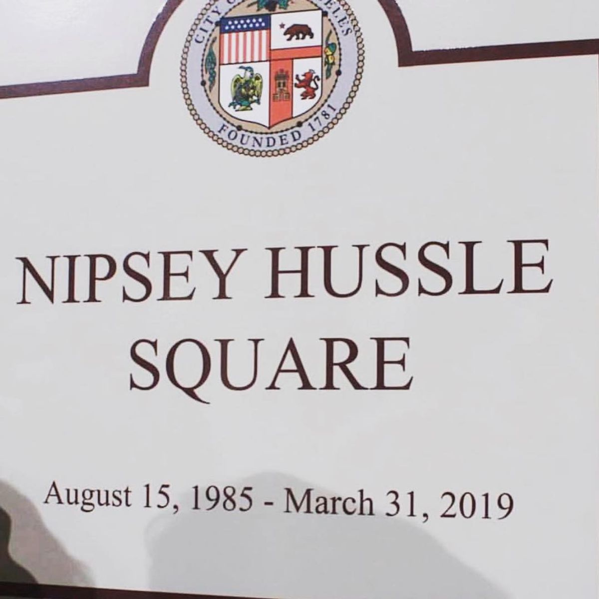 LA City Council Unanimously Names Crenshaw & Slauson Intersection 'Nipsey Hussle Square'