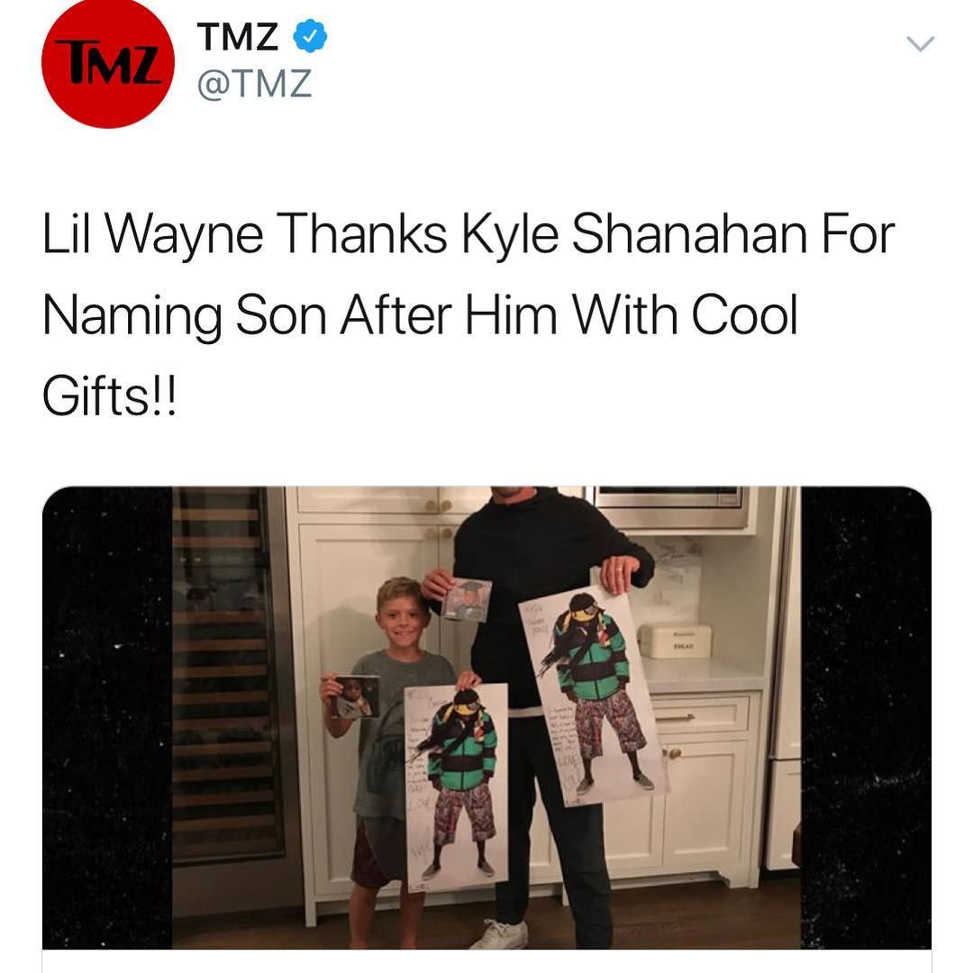 Lil’ Wayne Delivers Surprise Gifts to 49ers Coach Kyle Shanahan’s Family