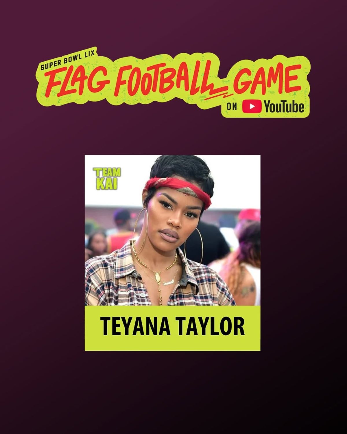 Teyana Taylor Shines at NFL Super Bowl LIX Flag Football Showdown