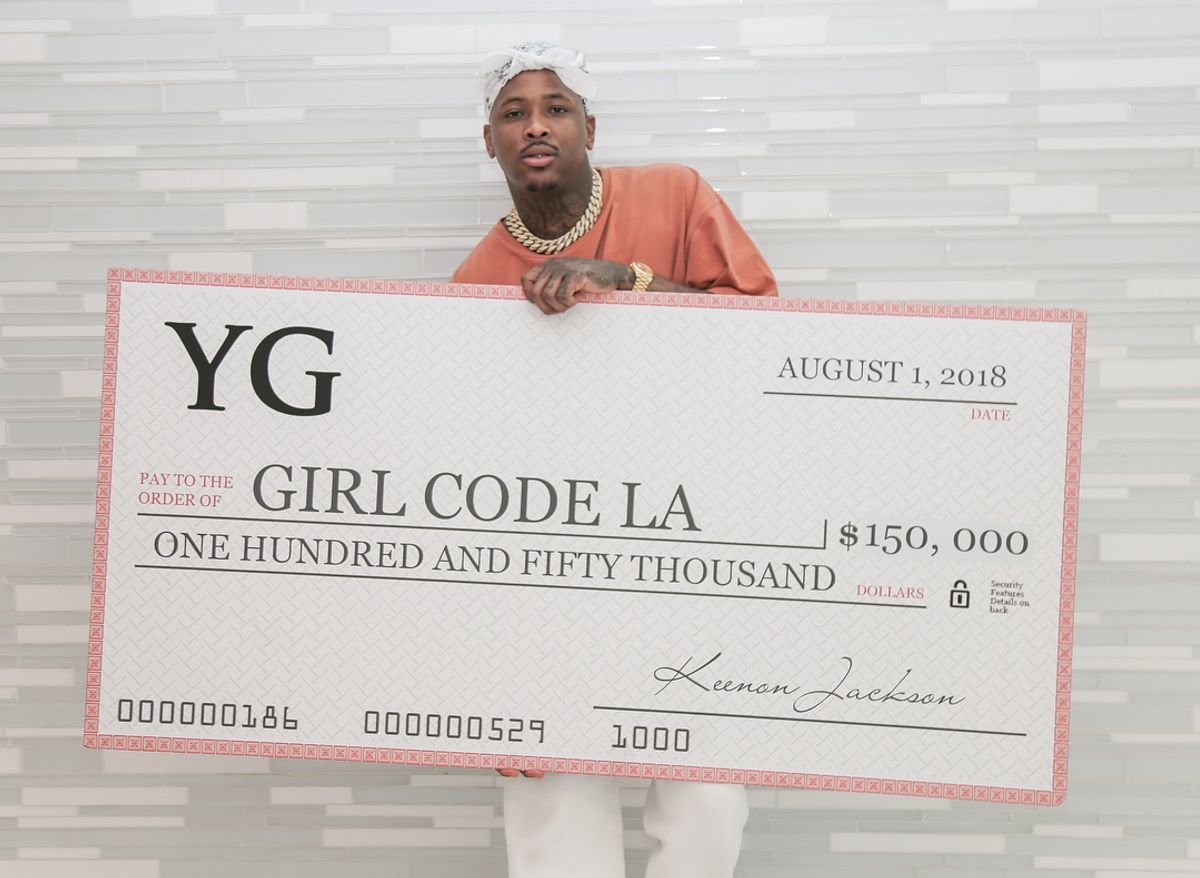 YG Donates $150,000 to Support GirlCodeLA