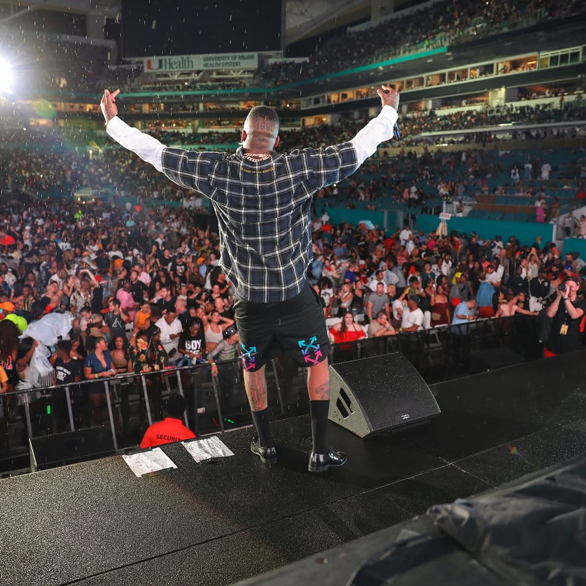 YG Joins DJ Khaled on Stage During OTR Tour in Miami
