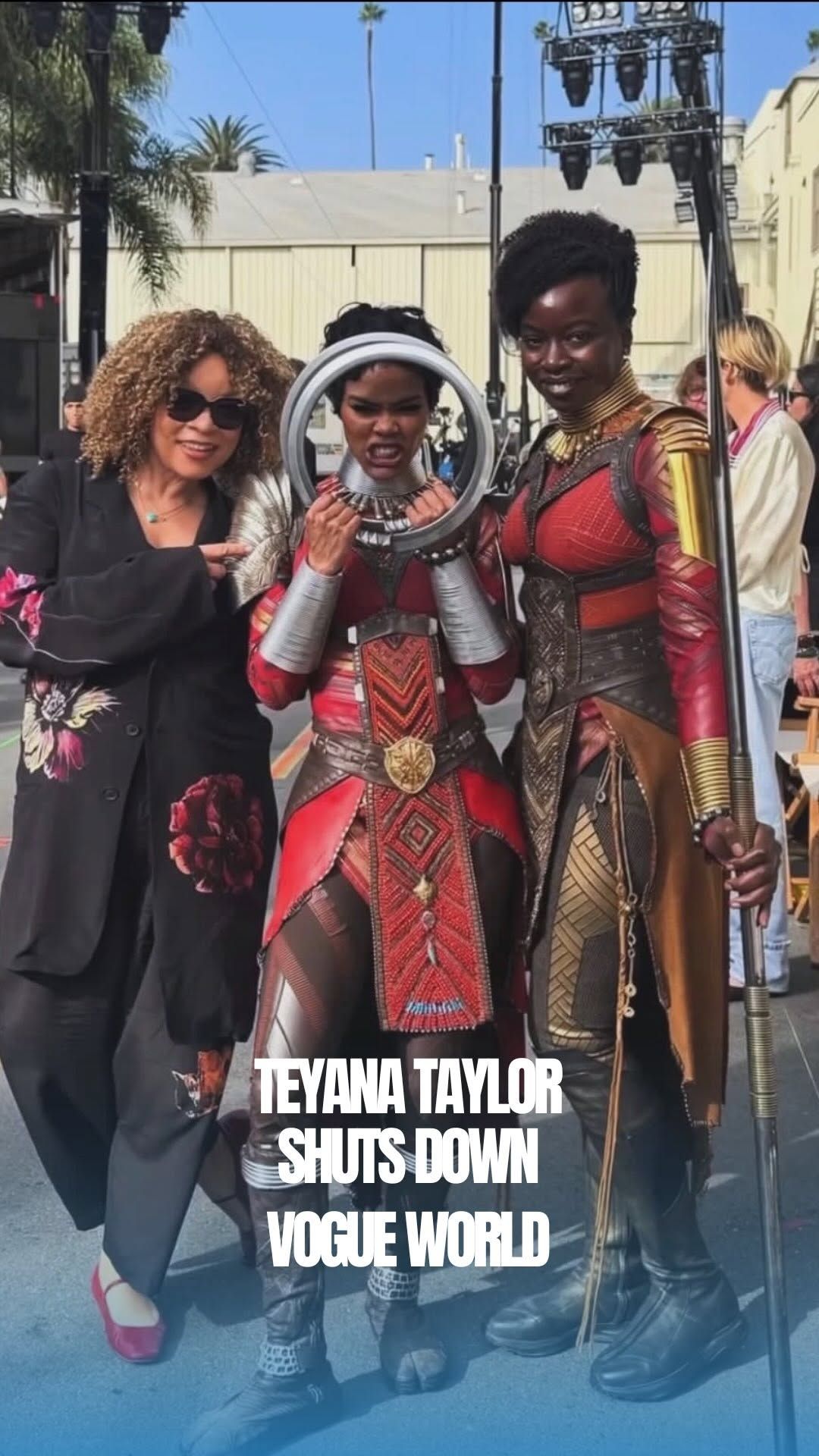 Teyana Taylor Shines at VogueWorld in Black Panther‑Inspired Couture