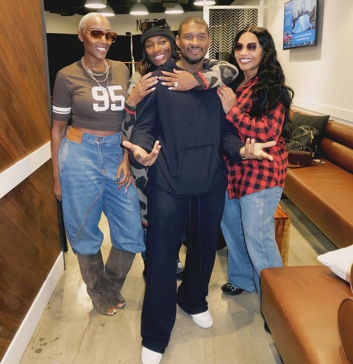 Usher Surprises Fans with Unexpected Guests at Barclays