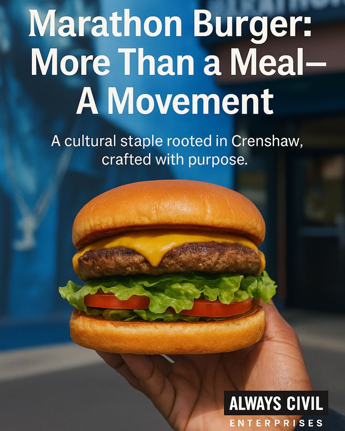 Marathon Burger Opens Flagship in Fairfax District, Honoring Nipsey Hussle's Legacy